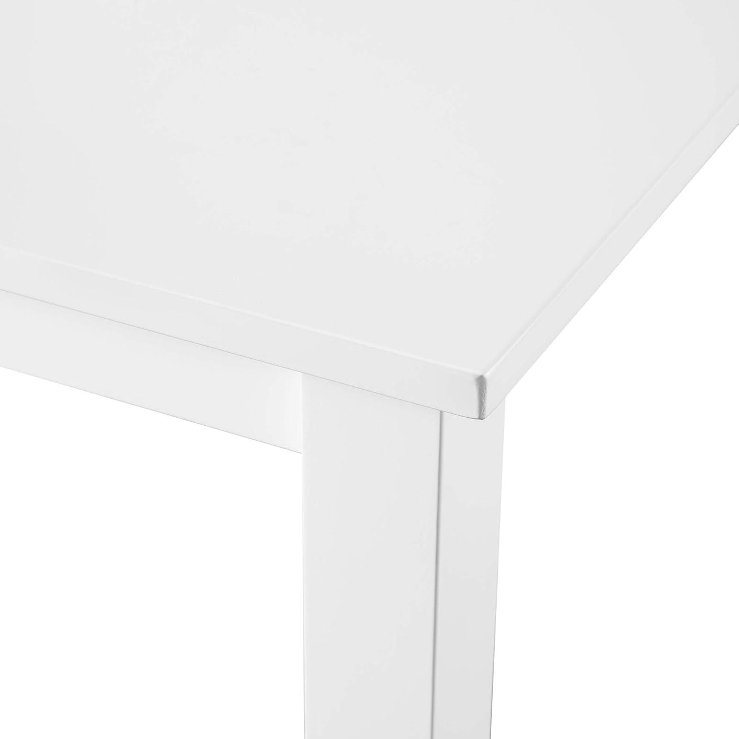 imageWalker Edison Bennet Bennett Farmhouse 5 Piece Table and X Back Chair Dining Set Set of 5 Navy Blue