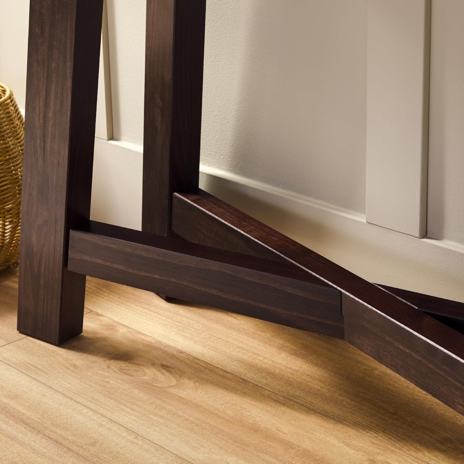 imageWalker Edison Colt Modern Farmhouse Solid Wood Entry Table 40 Inch EspressoEspresso