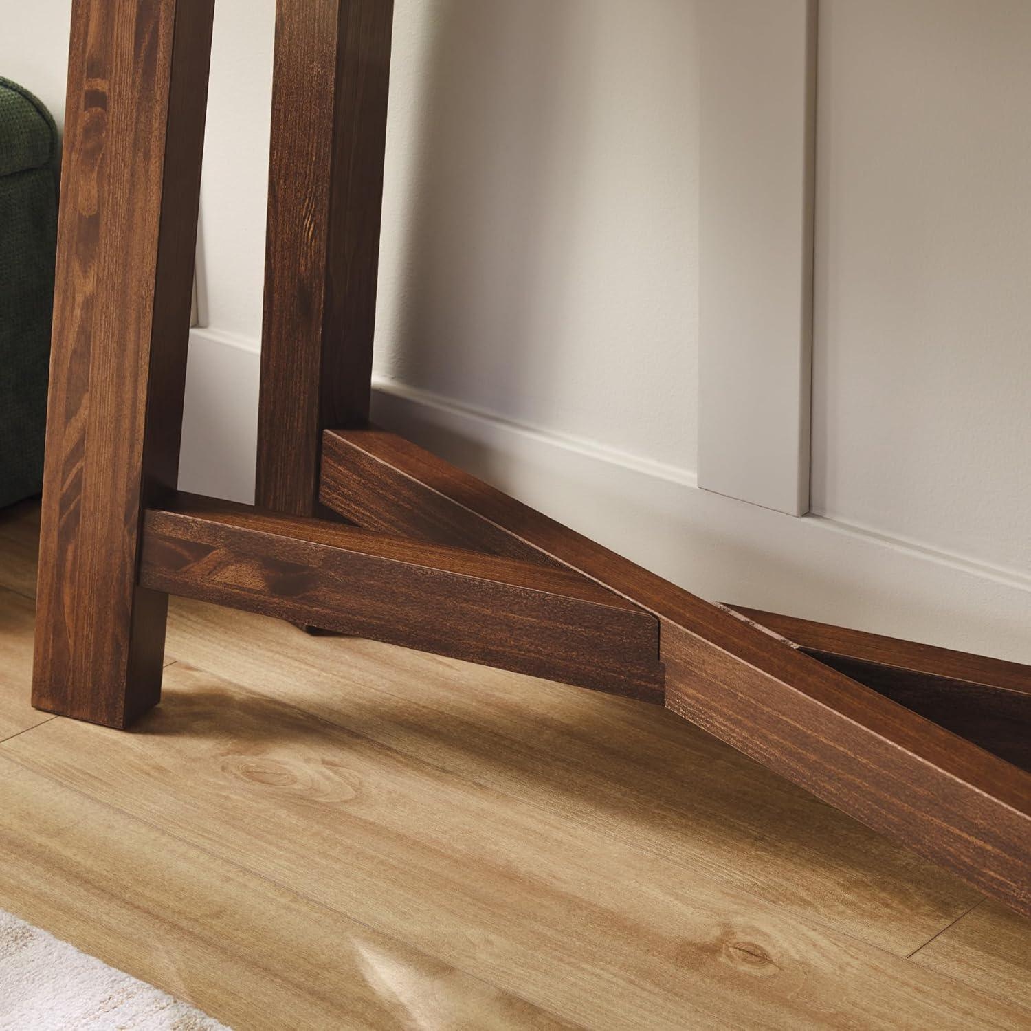 imageWalker Edison Colt Modern Farmhouse Solid Wood Entry Table 40 Inch EspressoMedium Brown