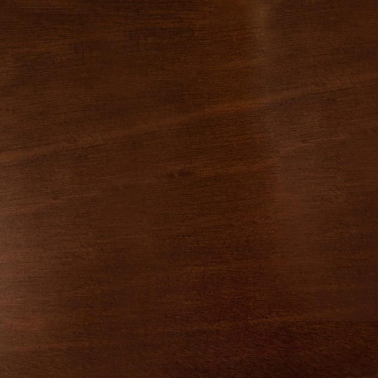 imageWalker Edison Connely Urban TrestleStyle Metal and Wood Dining Table 30 Inch Walnut Veneer