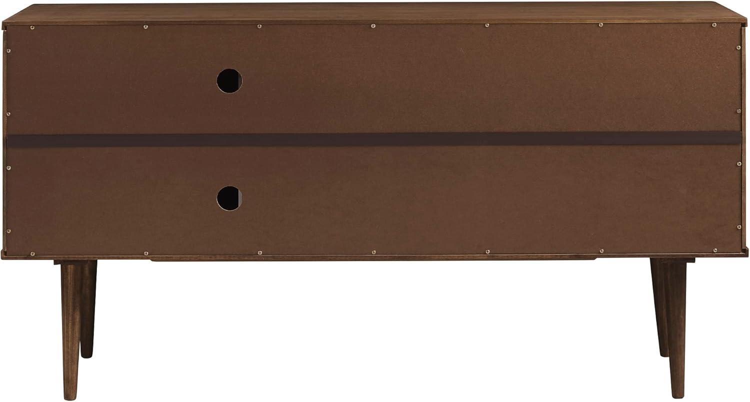 imageWalker Edison Deluca Boho Solid Wood 2 Door Sideboard with Prism Detail 58 Inch CaramelBrown