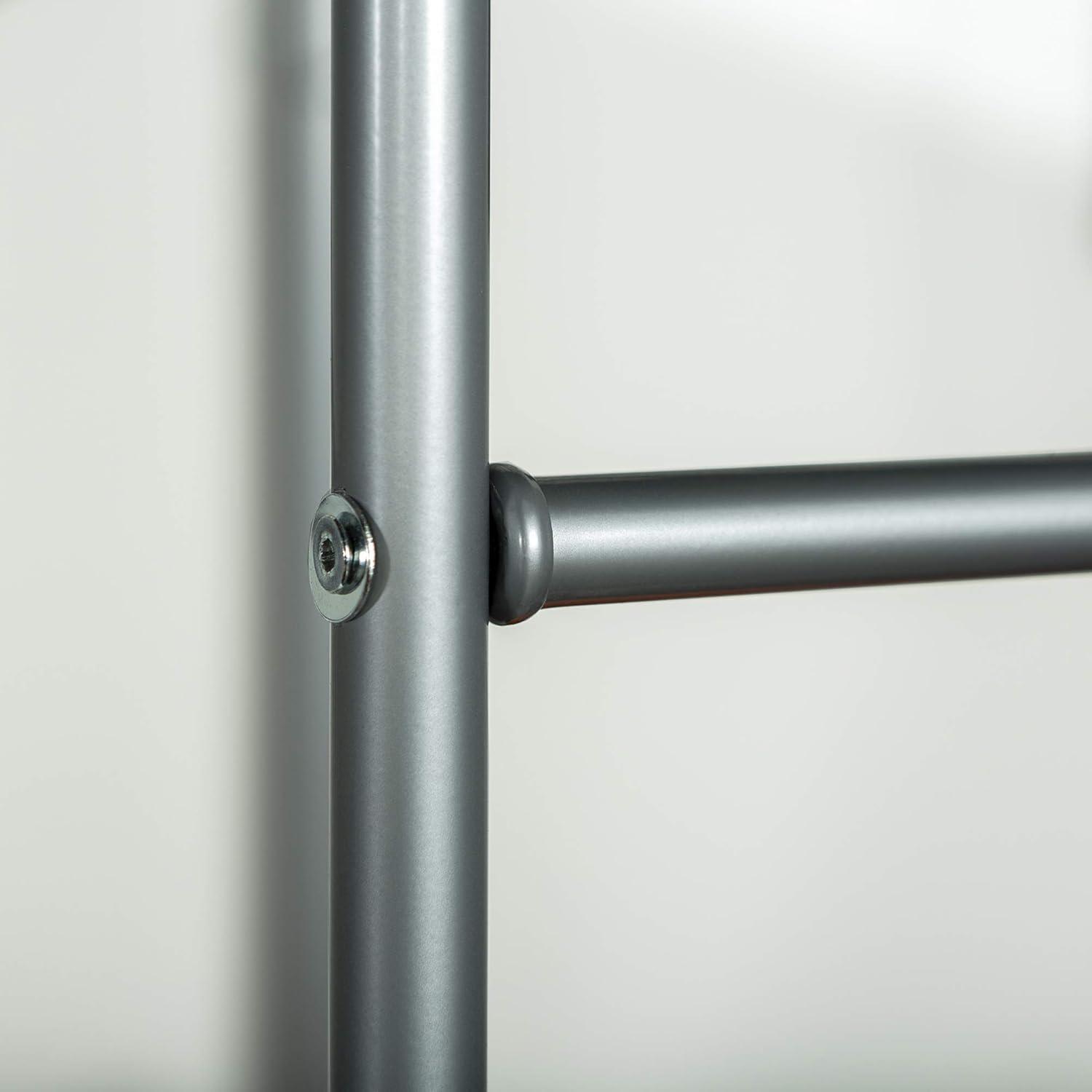 imageWalker Edison Elodie Urban Industrial Twin over Twin Metal Bunk Bed Twin over Twin BlackSilver