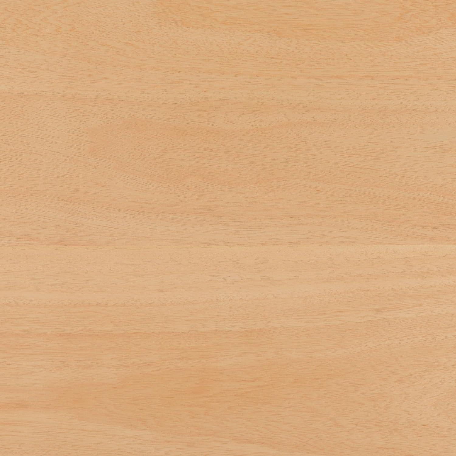 imageWalker Edison Ezra Modern Solid Wood Rounded Back Dining Chair Natural Set of 2Ivory