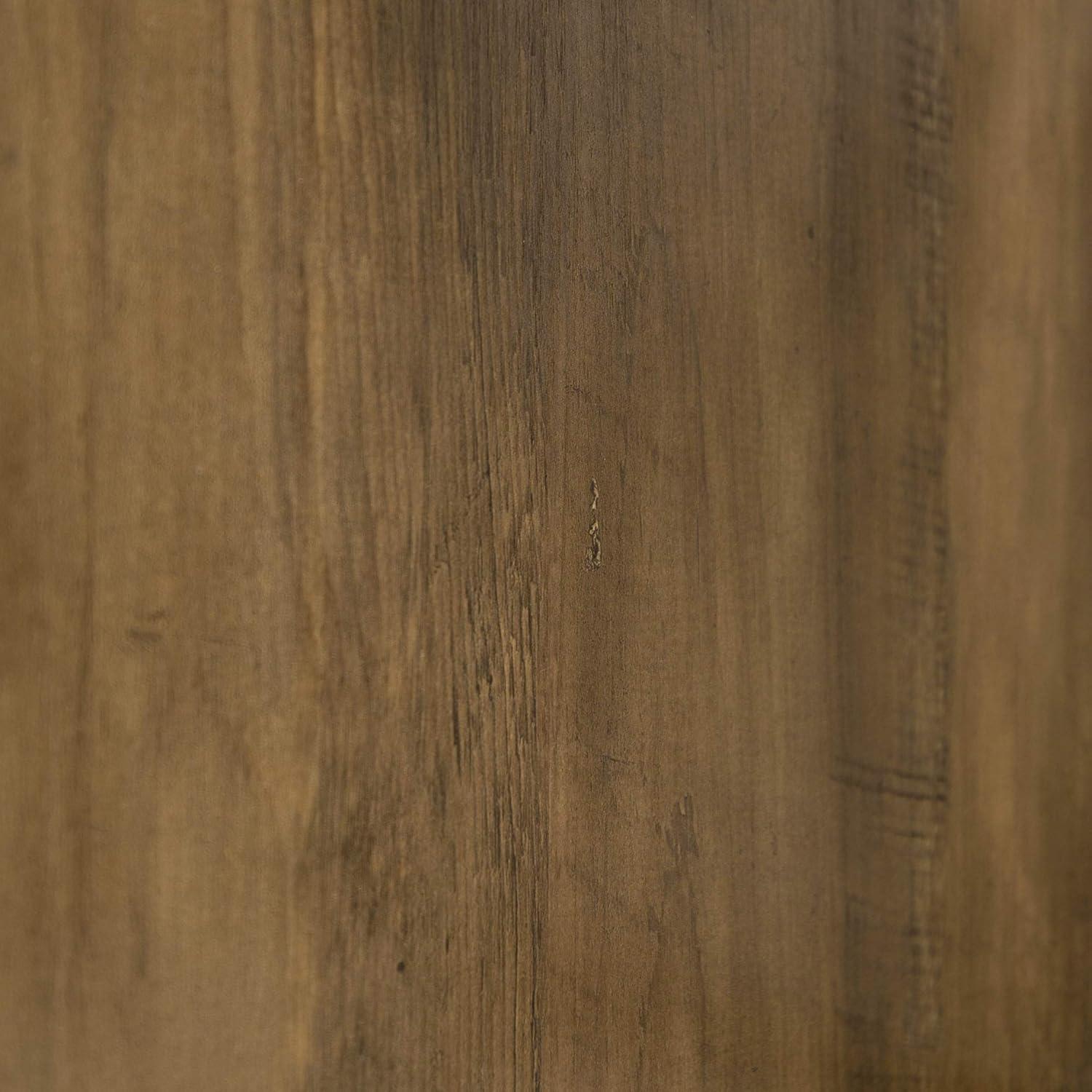 imageWalker Edison Farmhouse Glass and Wood TV Stand for TVs up to 80quot Universal TV Stand for Flat Screen Living Room Storage Cabinets and Shelves Entertainment Center 70 Inch White OakRustic Oak