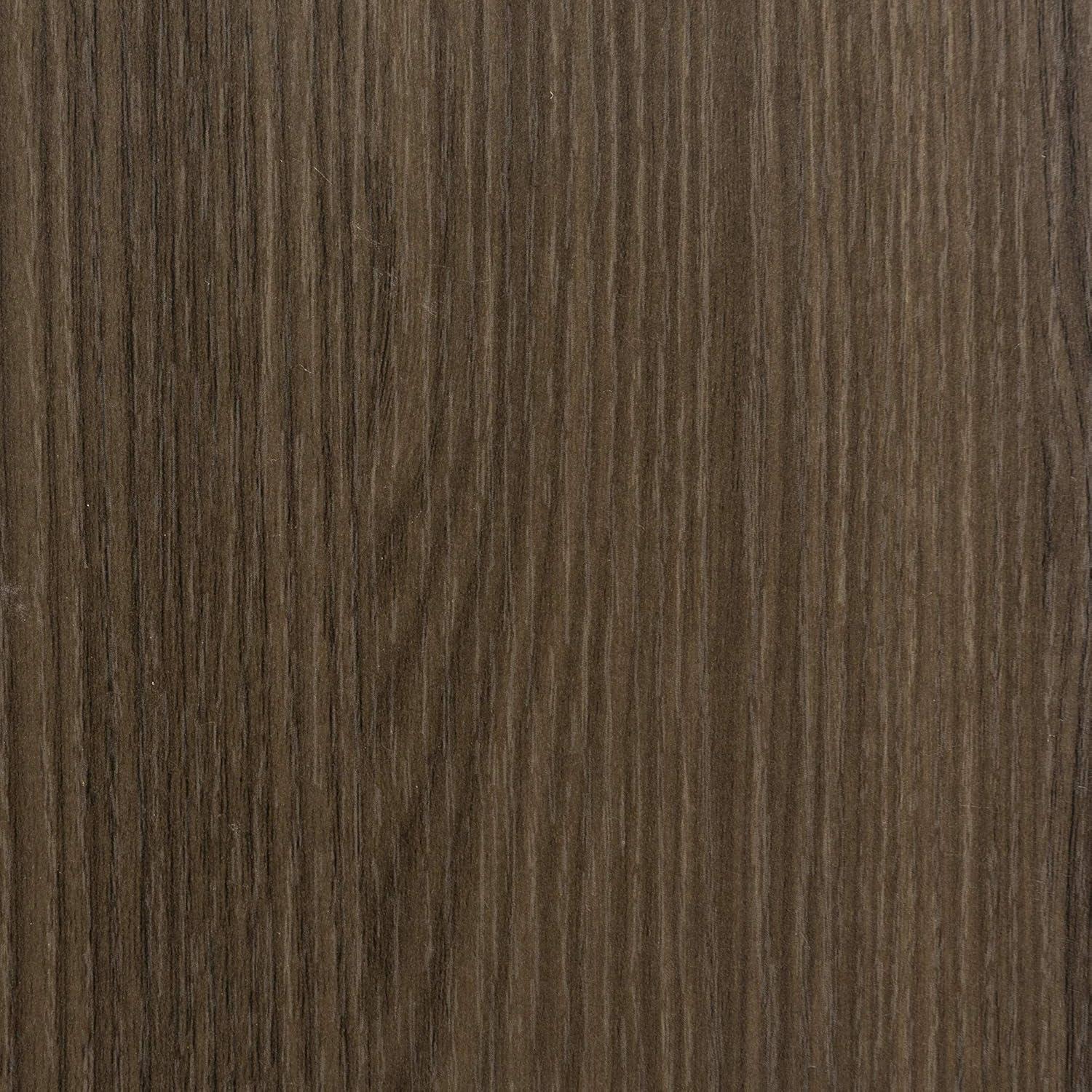 imageWalker Edison Fehr Modern 2 Door Bookmatch Asymmetrical Console for TVs up to 65 Inches 58 Inch WhiteAsh Brown