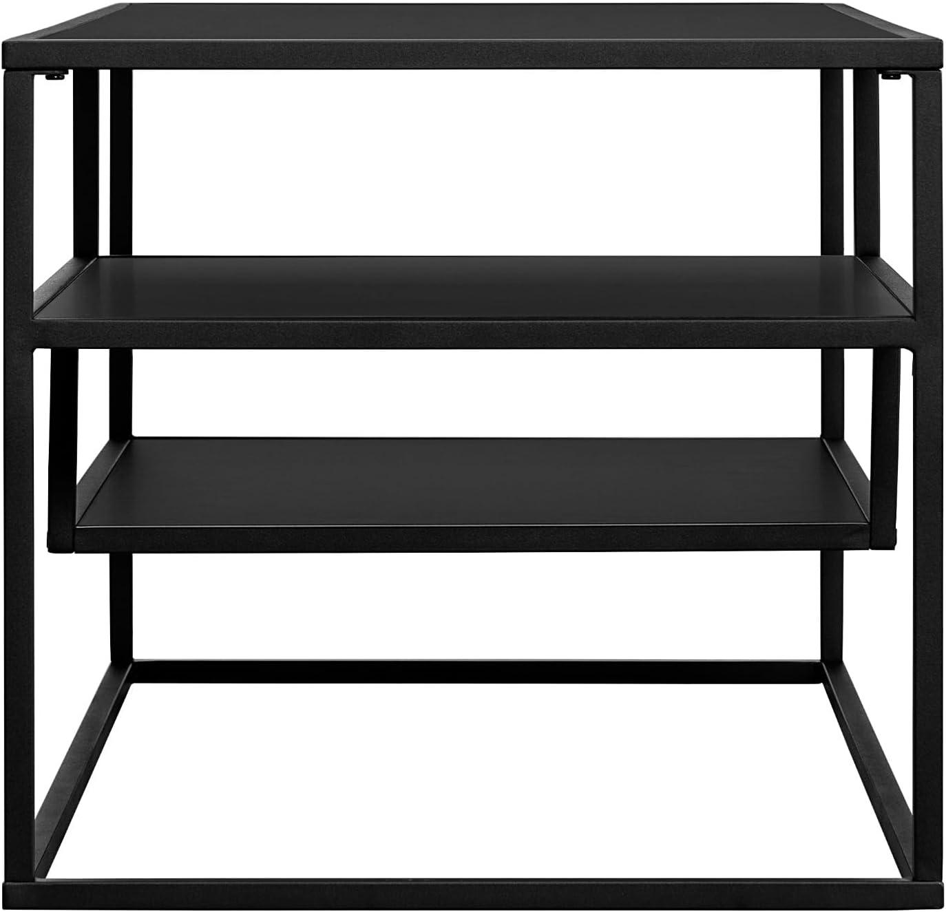imageWalker Edison Finley Contemporary Floating Shelf Coffee Table 40 Inch BlackBlack