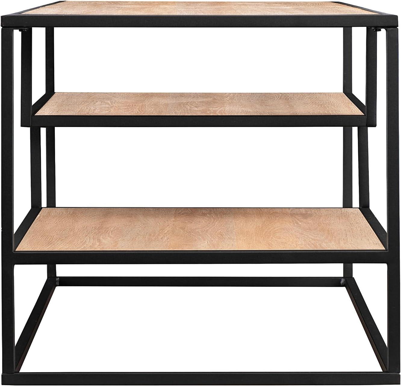 imageWalker Edison Finley Contemporary Floating Shelf Coffee Table 40 Inch Coastal OakCoastal Oak