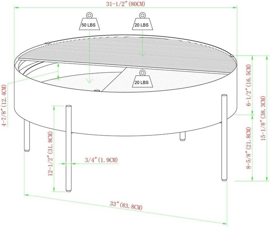 imageWalker Edison Katrina Contemporary Faux Drum Coffee Table with Sliding Top 33 Inch Calacatta MarbleCalacatta Marble