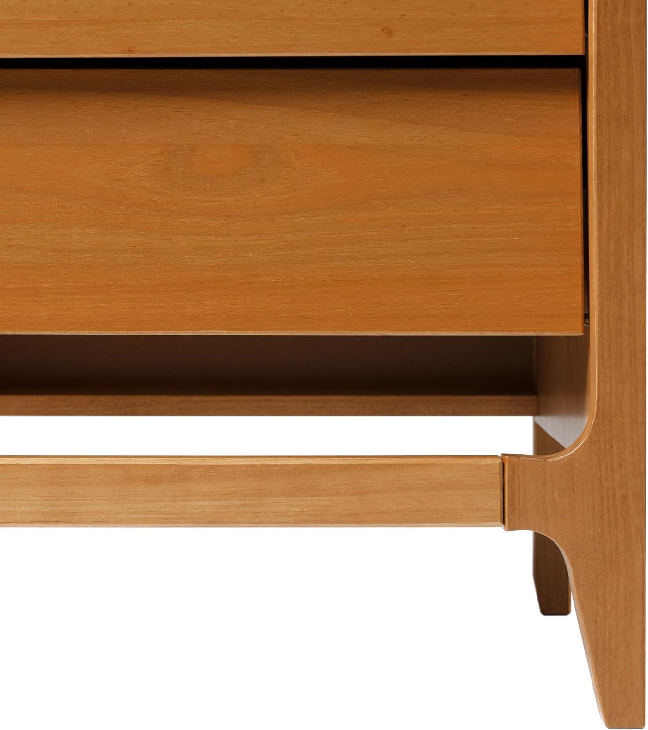 imageWalker Edison Leif Scandi Angled DrawerFace Nightstand 22 Inch CaramelCaramel 22 Inch