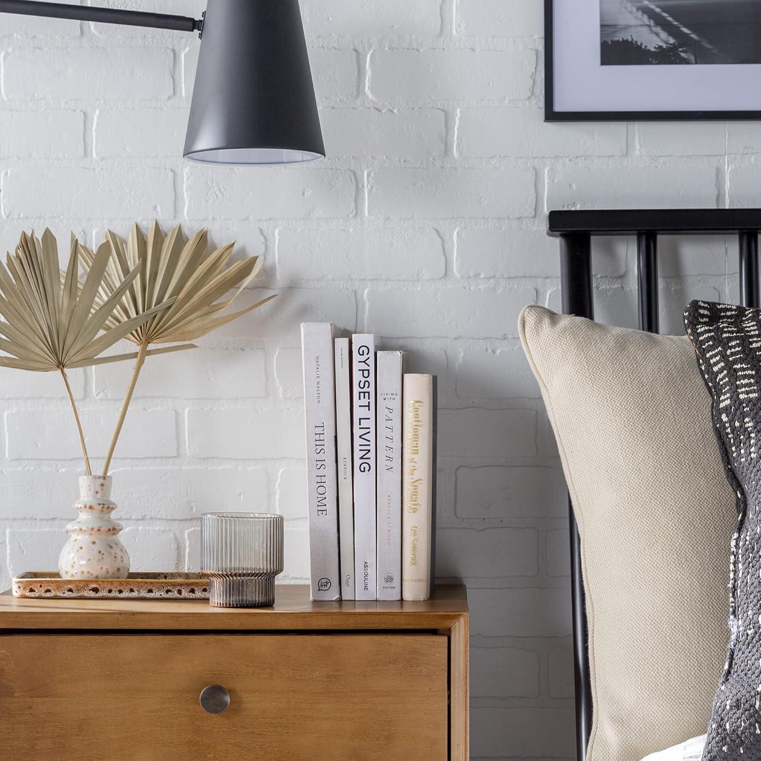 imageWalker Edison Mid Century Modern 1Drawer Nightstand Bedroom Storage Drawer and Shelf Bedside End Table 24 Inch Natural PineCaramel