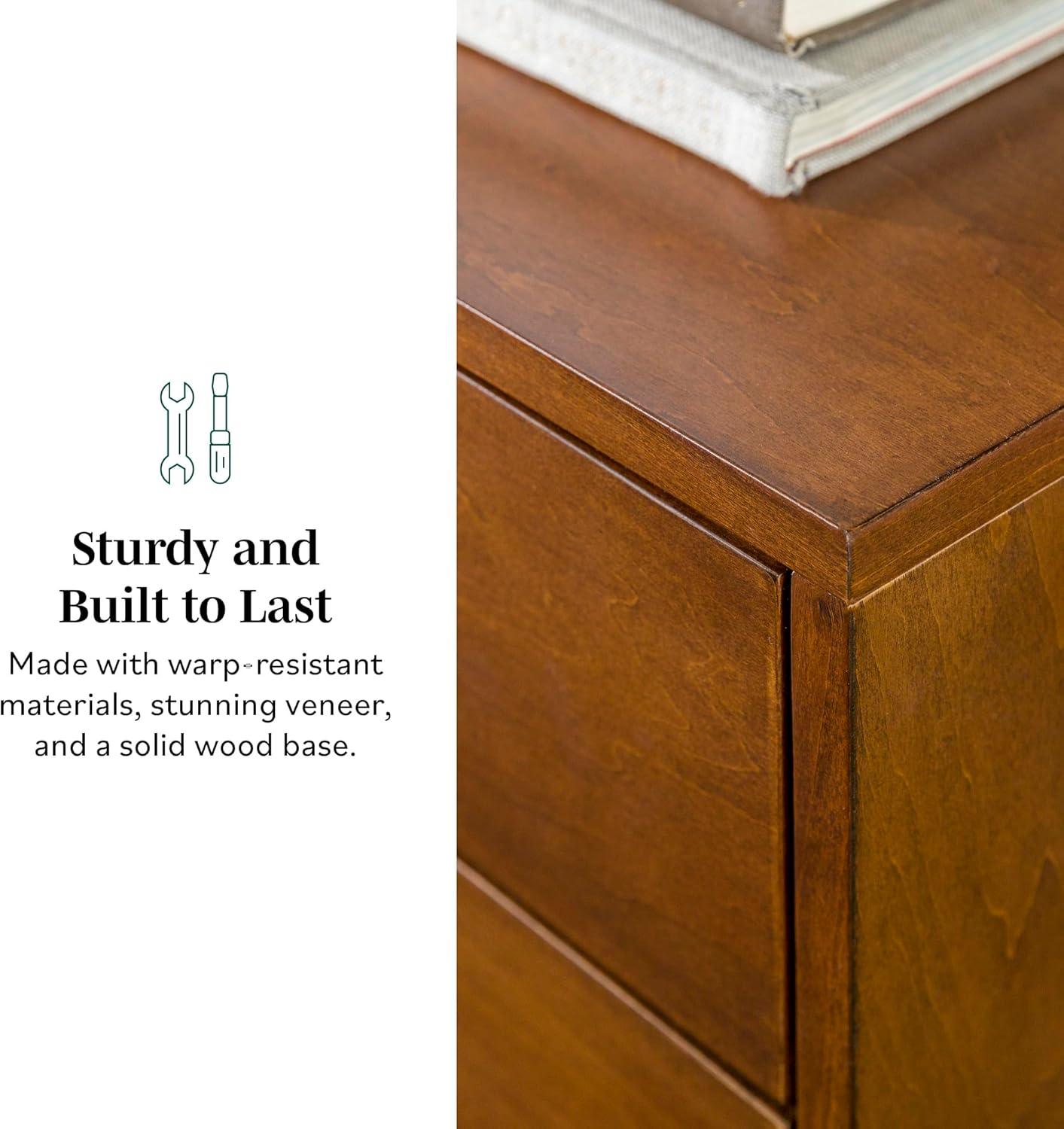 imageWalker Edison MidCentury Modern Wood Kitchen Buffet Sideboard Entryway Serving Storage Cabinet DoorsDining Room Console 70 Inch WalnutWalnut