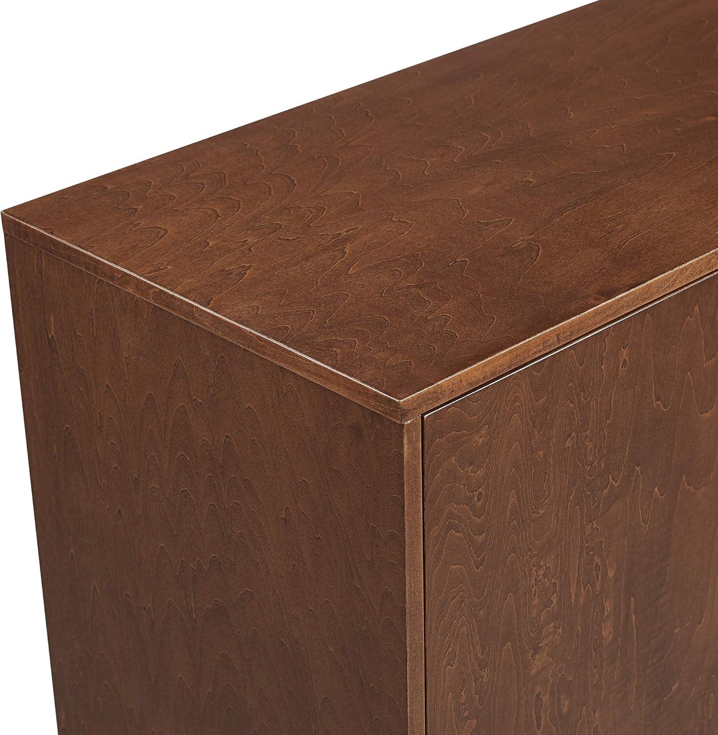 imageWalker Edison MidCentury Modern Wood Kitchen Buffet Sideboard Entryway Serving Storage Cabinet DoorsDining Room Console 70 Inch WalnutWalnut