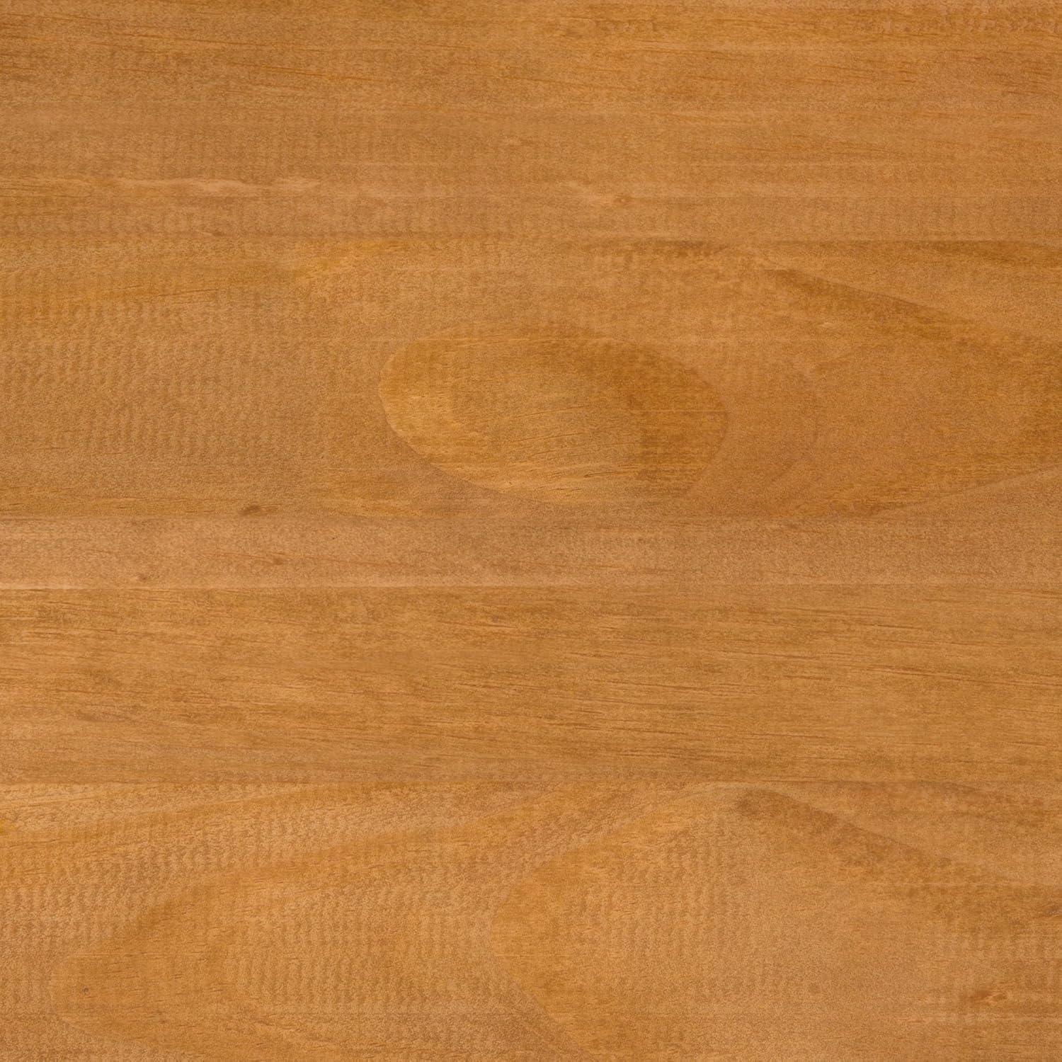 imageWalker Edison Queen Modern Reeded Headboard Solid Wood Bed Queen Size BlondeBlonde