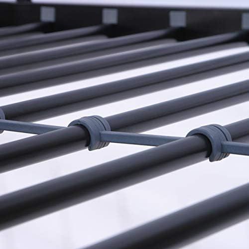 imageWalker Edison Silver Metal Twin over Loft Bunk Bed Twin Size Bedframe with LadderBlack