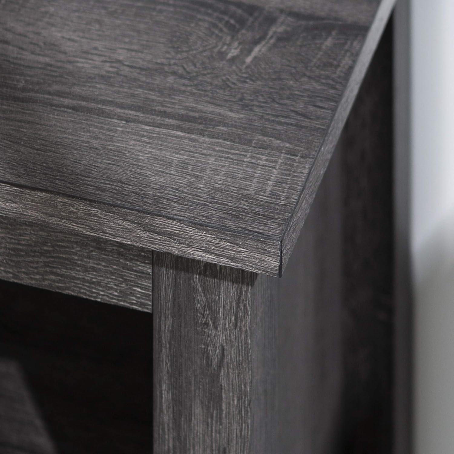 imageWalker Edison Wren Classic 4 Cubby TV Stand for TVs up to 65 Inches 58 Inch BrownCharcoal Grey