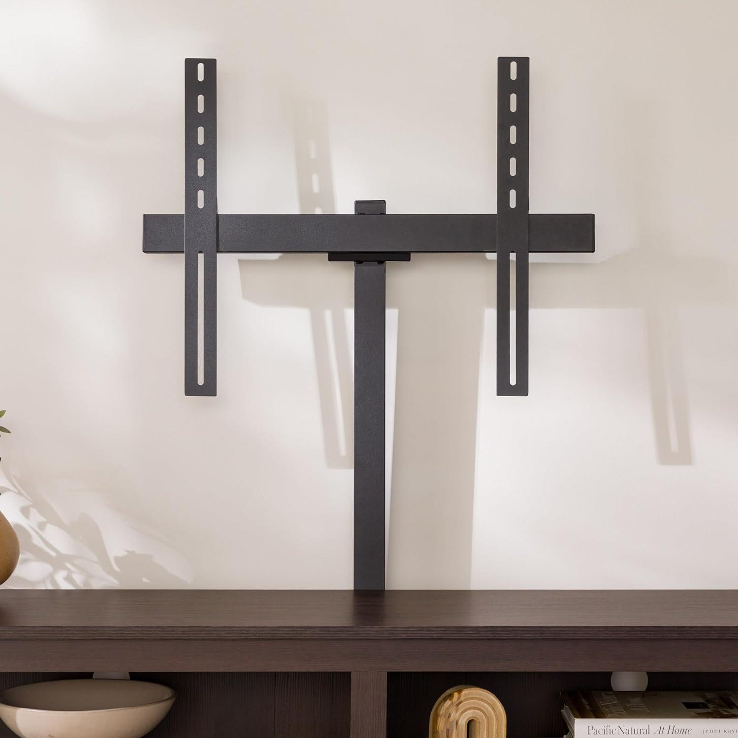 imageWalker Edison Wren Classic 4 Cubby TV Stand for TVs up to 65 Inches 58 Inch BrownEspresso