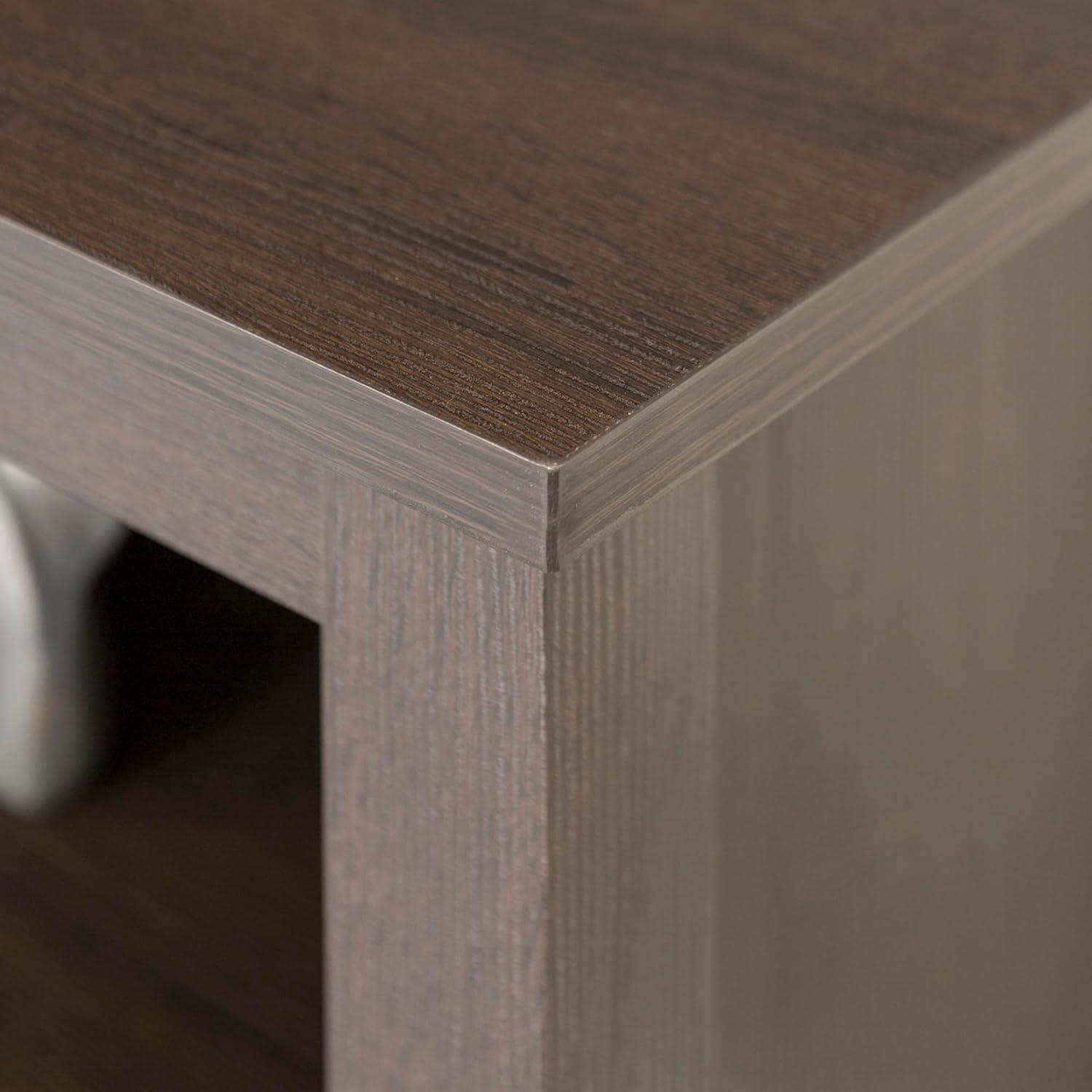 imageWalker Edison Wren Classic 6 Cubby TV Stand for TVs up to 80 Inches 70 Inch CharcoalEspresso