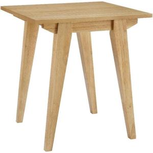 Walker Edison Sibu Japandi Minimalist Side Table 16 Inch English Oak(English Oak)