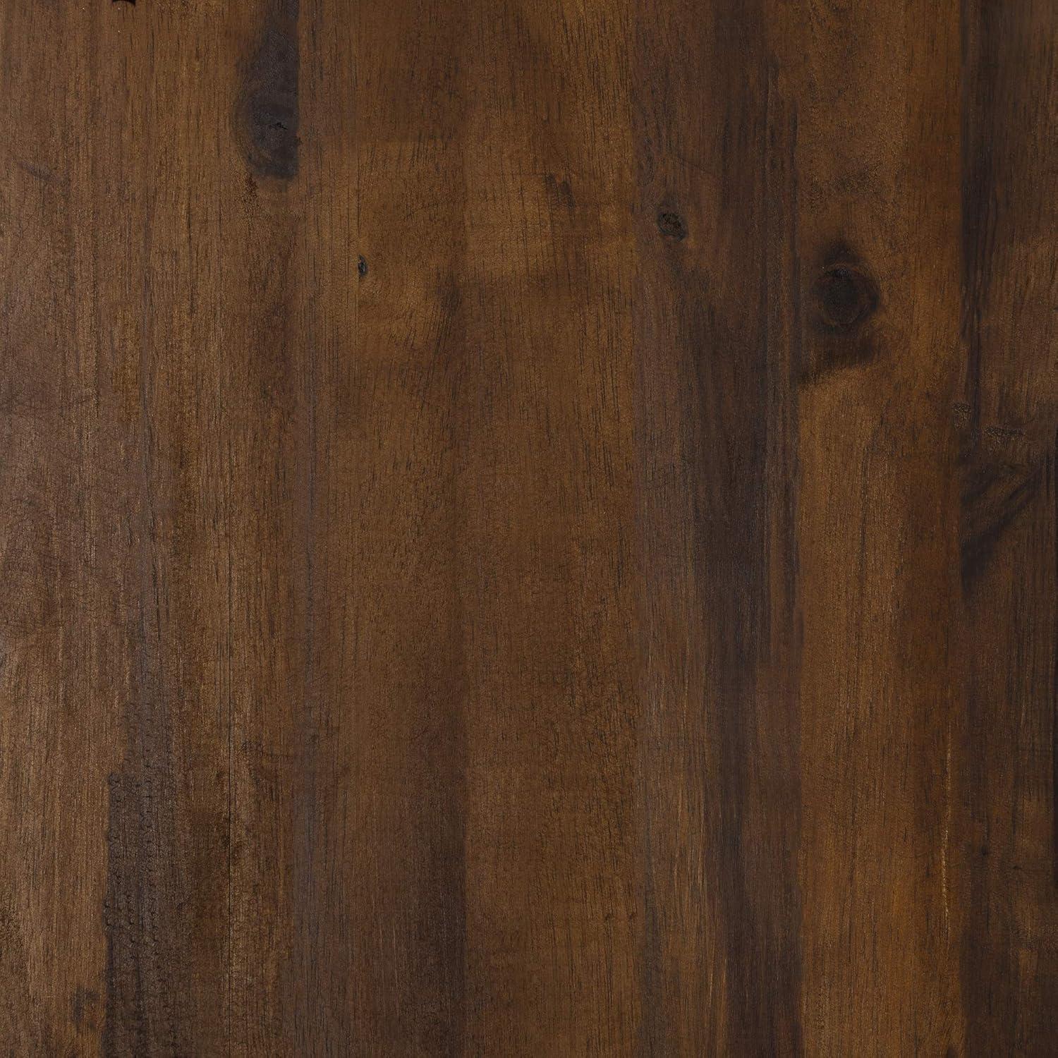 imageWalker Edison 2 Person Outdoor Patio Modern Wood and Metal Loveseat with Washable Cushions All Weather Backyard Conversation Garden Poolside Balcony 48 Inch Dark Brown and GreyLoveseat