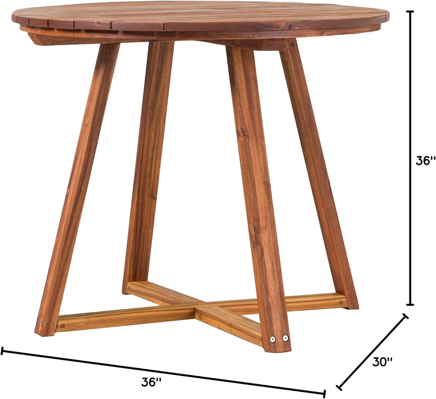 imageWalker Edison Vita Dining Table BrownBrown