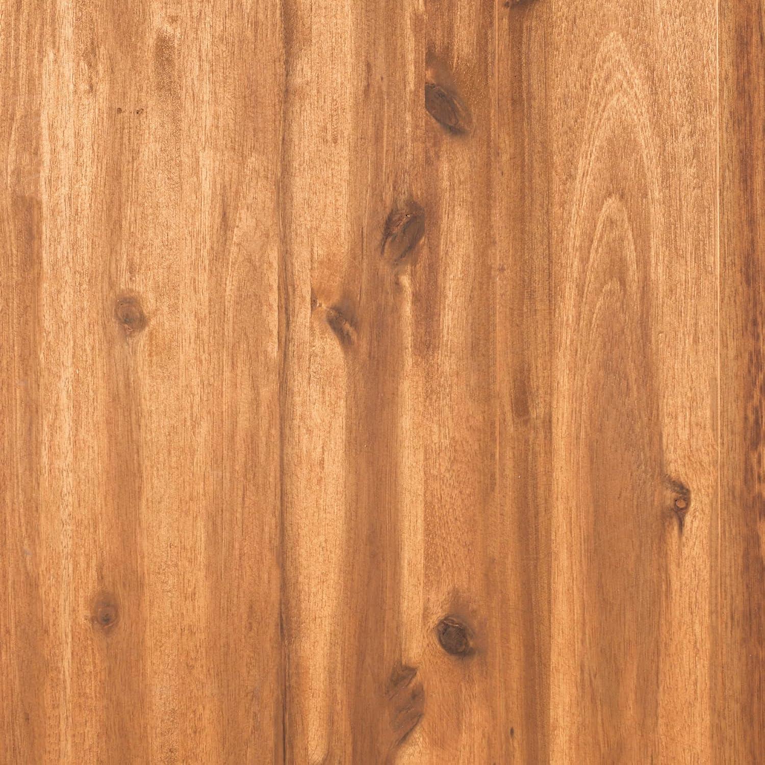 imageWalker Edison Outdoor Patio Wood Chevron Rectangle Coffee Table All Weather Backyard Conversation Garden Poolside Balcony 42 Inch BrownBrown