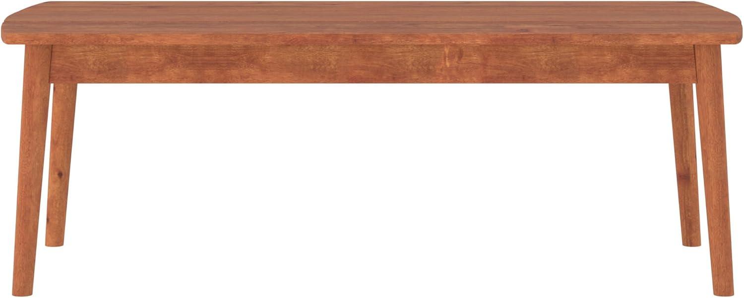 imageWalker Edison Itha Modern Solid Eucalyptus Outdoor Patio Coffee Table 46 Inch BrownBrown