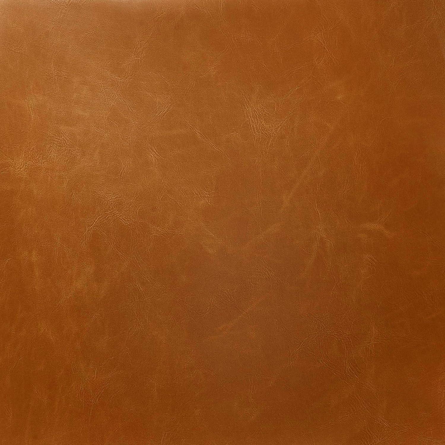 imageWalker Edison Douglas Urban Industrial Faux Leather Armless Dining Chairs Set of 2 Whiskey BrownWhiskey Brown