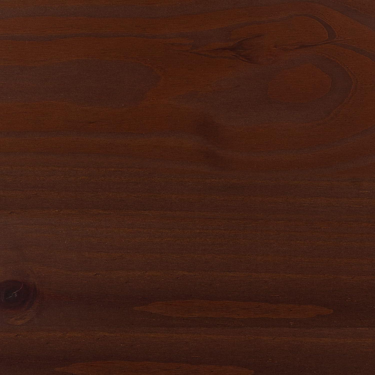 imageWalker Edison Genia MidCentury Modern Solid Wood Stand for TVs up to 65 Inches WalnutWalnut