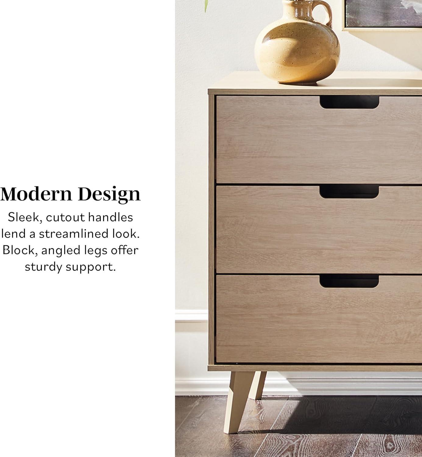 imageWalker Edison Modern 6Drawer Dresser Bedroom Storage Organizer 52 Inch BlackRiviera Cutout