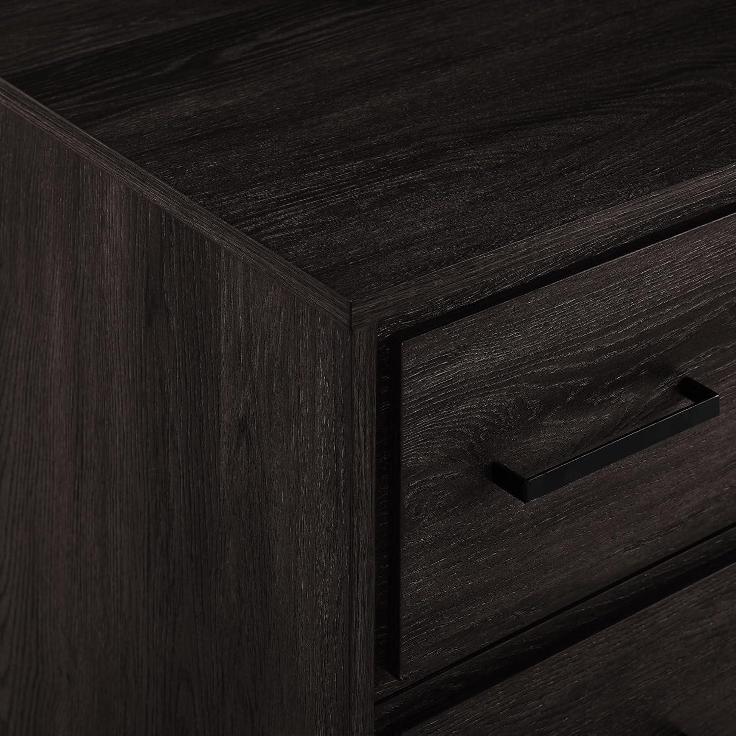 imageWalker Edison Togo Contemporary Metal and Wood 6Drawer Dresser 56 Inch Coastal Oak