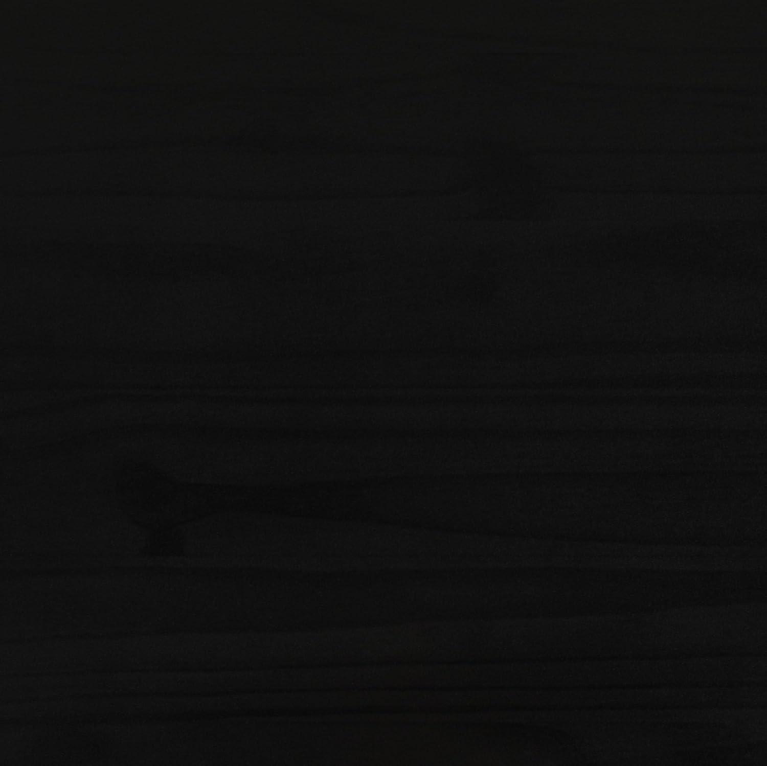 imageWalker Edison Queen Transitional Vertical Slatted Headboard Solid Wood Bed Queen Size BrownBlack