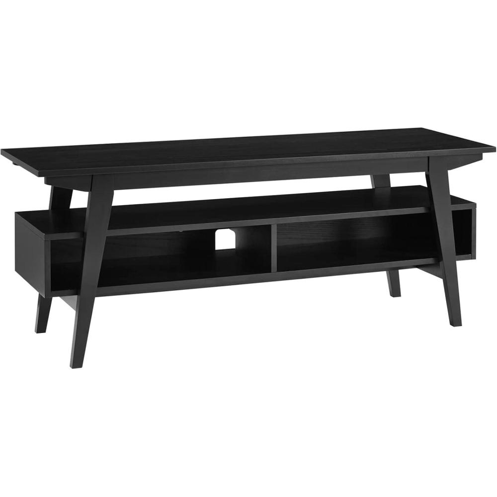 image:imageWalker Edison Sibu Japandi Minimalist TV Stand for TVs up to 55 Inches 47 Inch Black