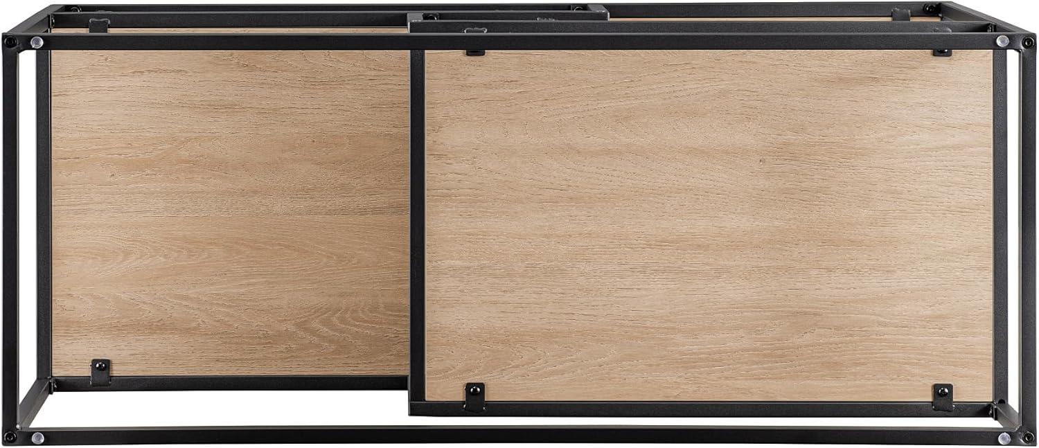 image:imageWalker Edison Finley Contemporary Floating Shelf Stand for TVs up to 43 Inches 40 Inch Coastal Oak
