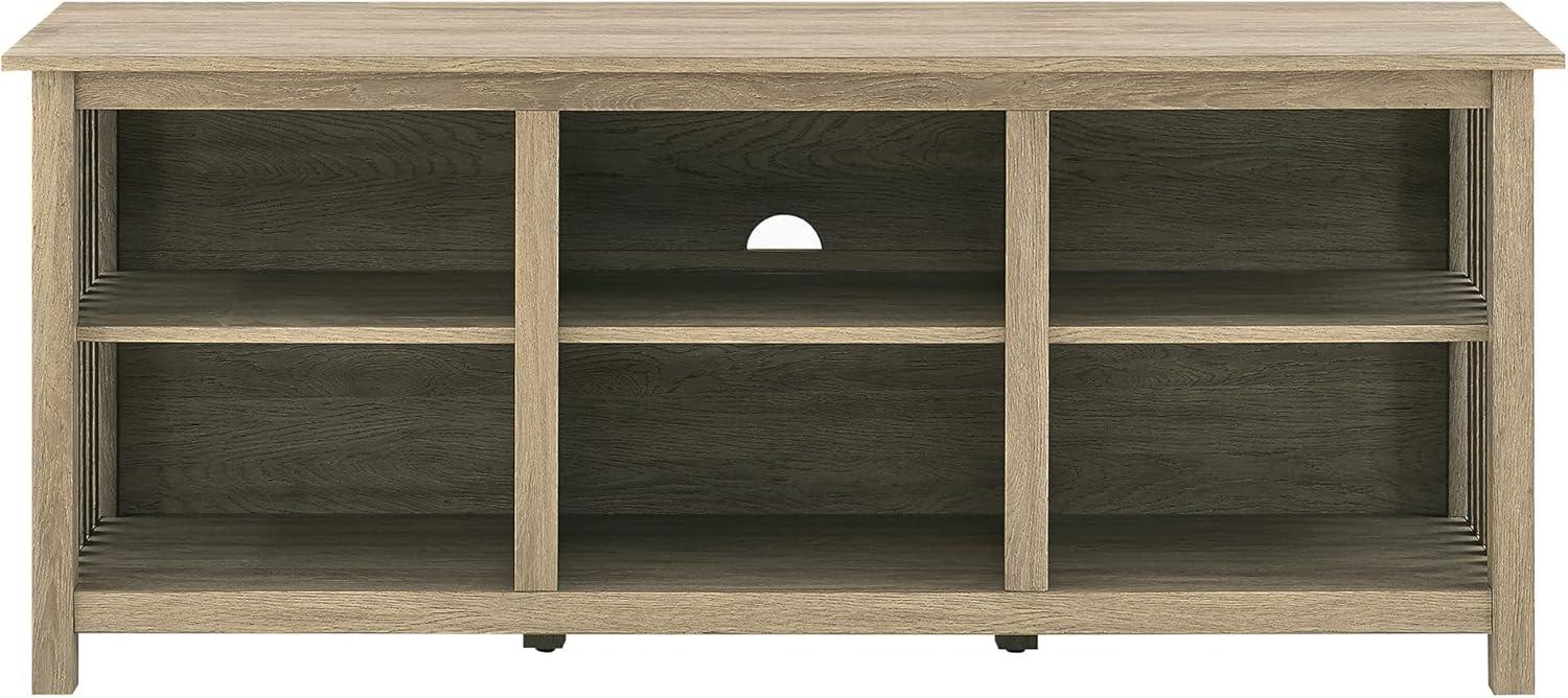 image:imageWalker Edison Prado MissionStyle SlatSide TV Stand for TVs up to 65 Inches 58 Inch Driftwood