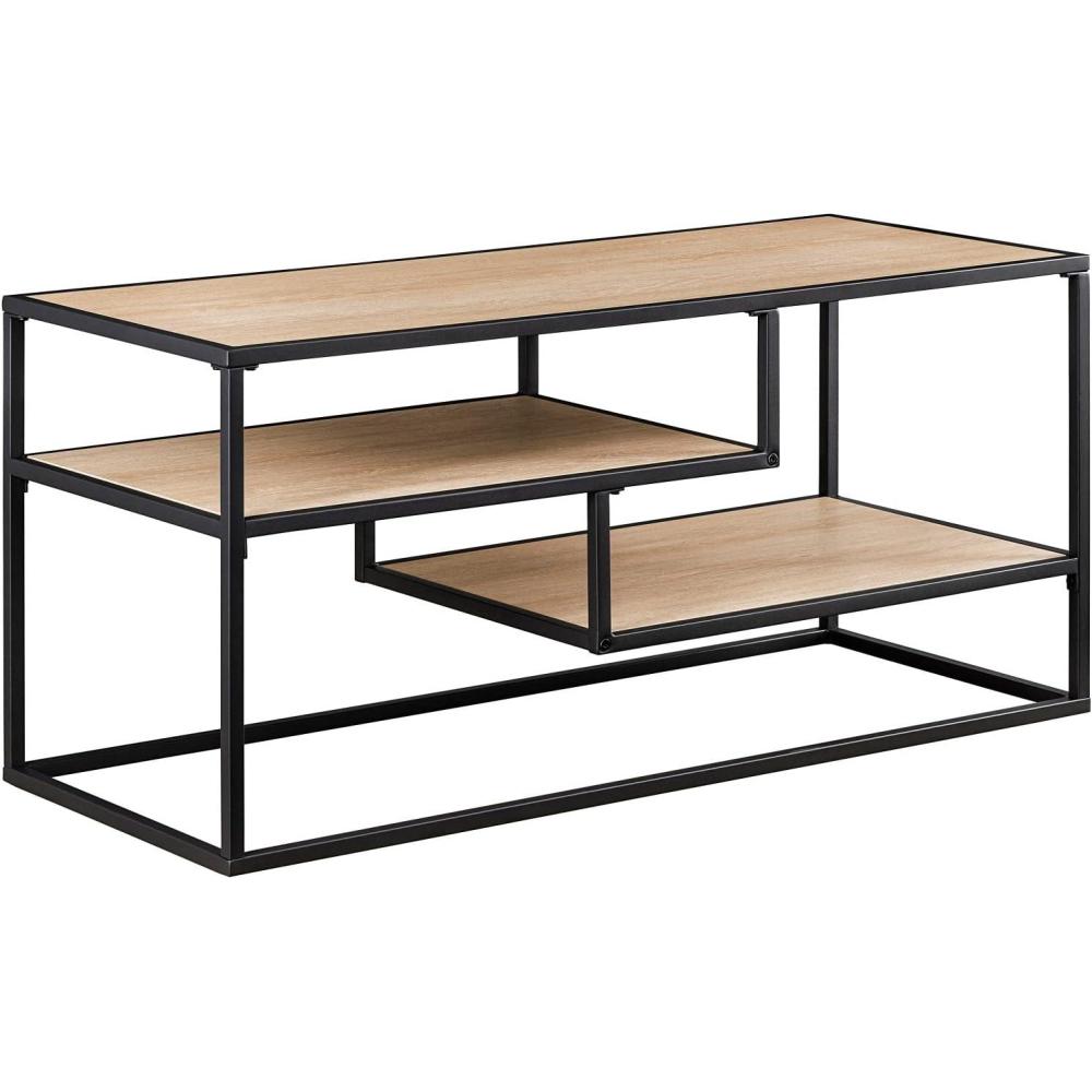 image:imageWalker Edison Finley Contemporary Floating Shelf Stand for TVs up to 43 Inches 40 Inch Coastal Oak