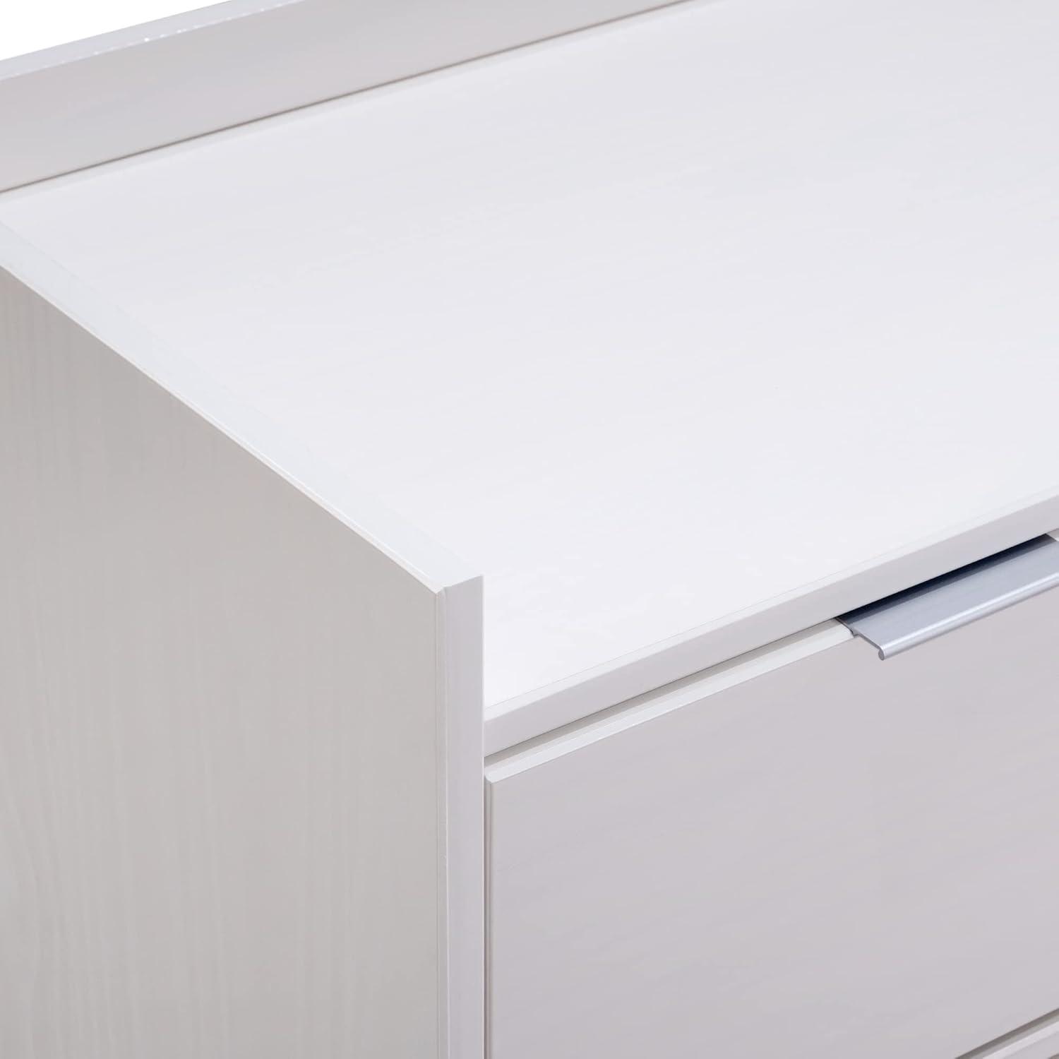 image:imageWalker Edison Blythe MidCentury Modern TrayTop Solid Wood 9Drawer Dresser 60 Inch WhiteWhite