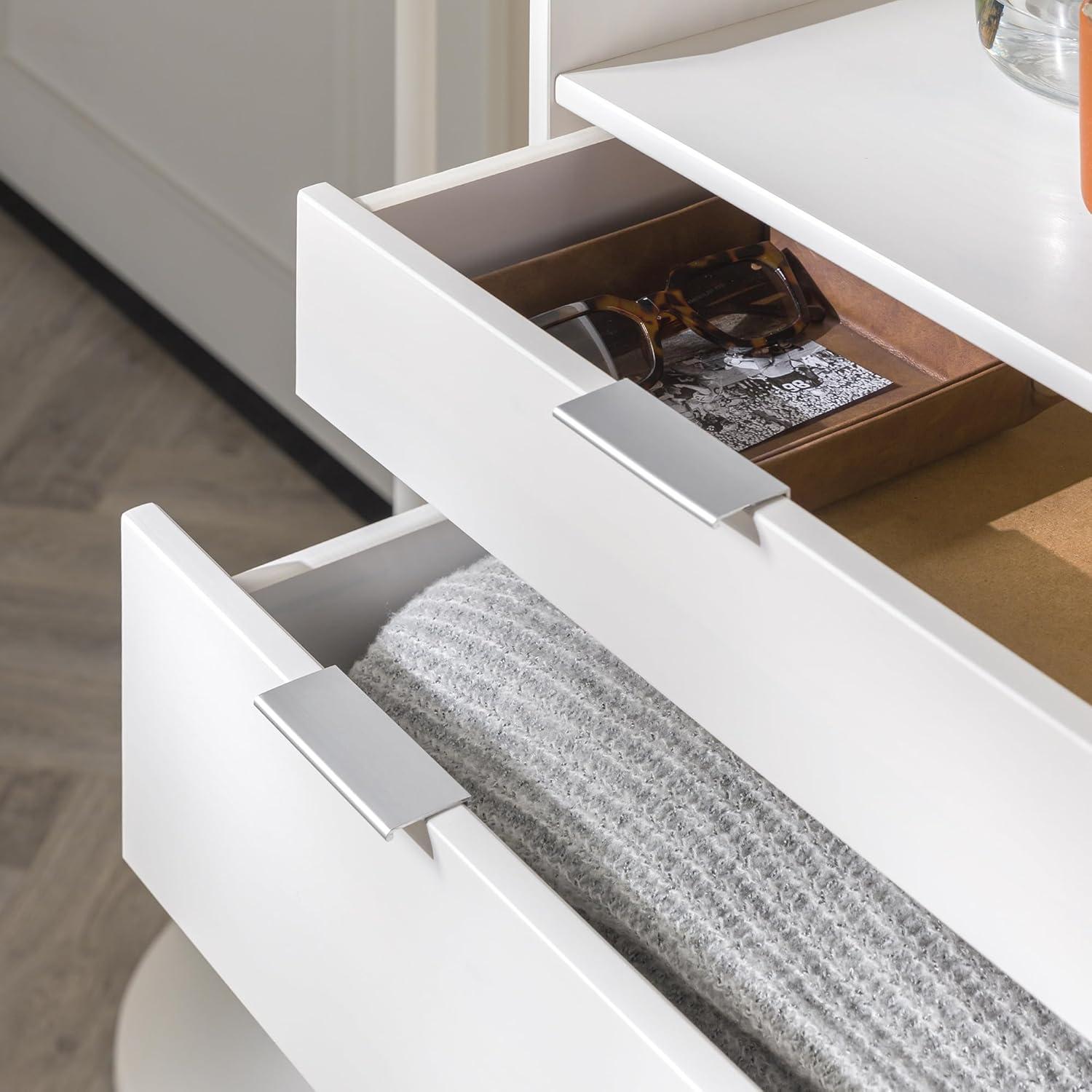 image:imageWalker Edison Blythe MidCentury Modern TrayTop Solid Wood 9Drawer Dresser 60 Inch WhiteWhite